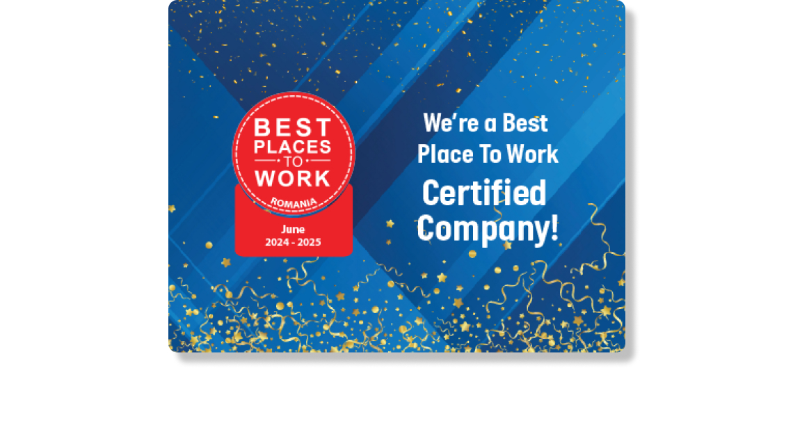 We’re one of Romania’s Best Places to Work